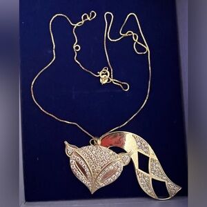 .93 Ctw SI2/I1 Diamond 14K Yellow Gold fox